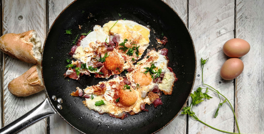 Broken Eggs with Jamon Iberico - Huevos Rotos con Jamon Iberico
